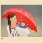Red Umbrella by Ningeokuluk Teevee