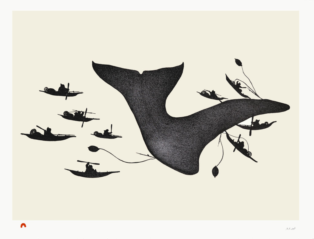 Epic Whale Hunt by Pitaloosie Saila