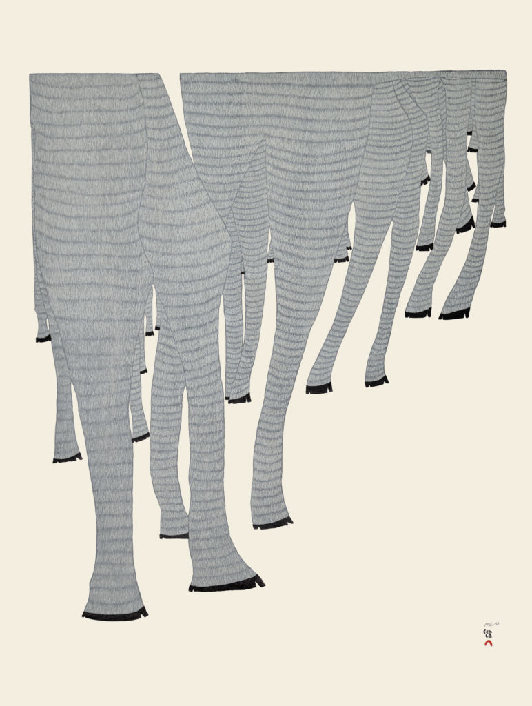 Caribou Legs by Ningiukulu Teevee