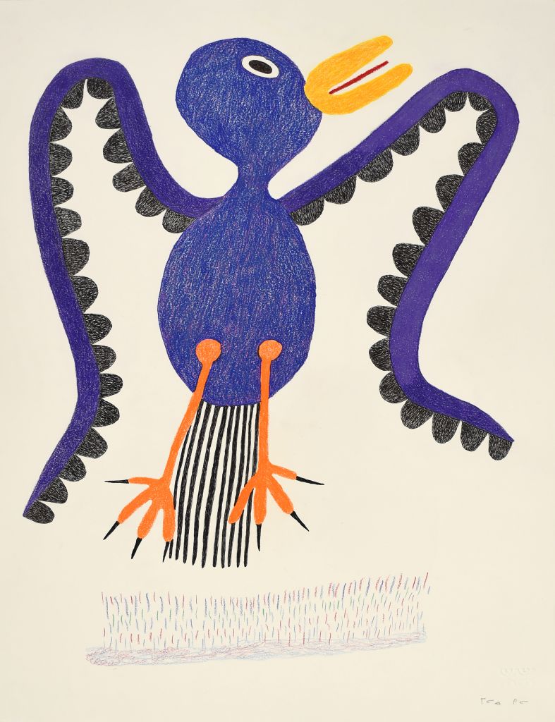 Untitled (Purple Bird)