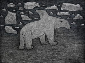 Untitled (Polar Bears at night)