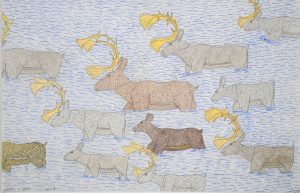 Untitled (Caribou Crossing)