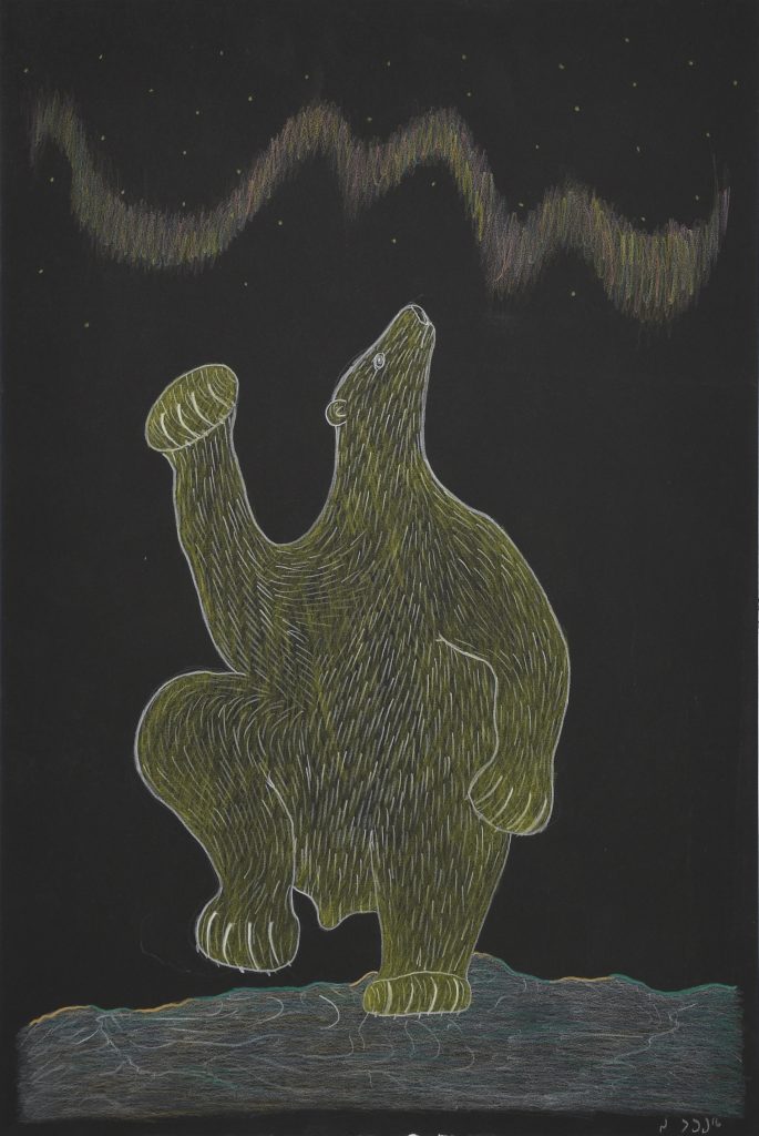 Nanook Dances with Northern Lights