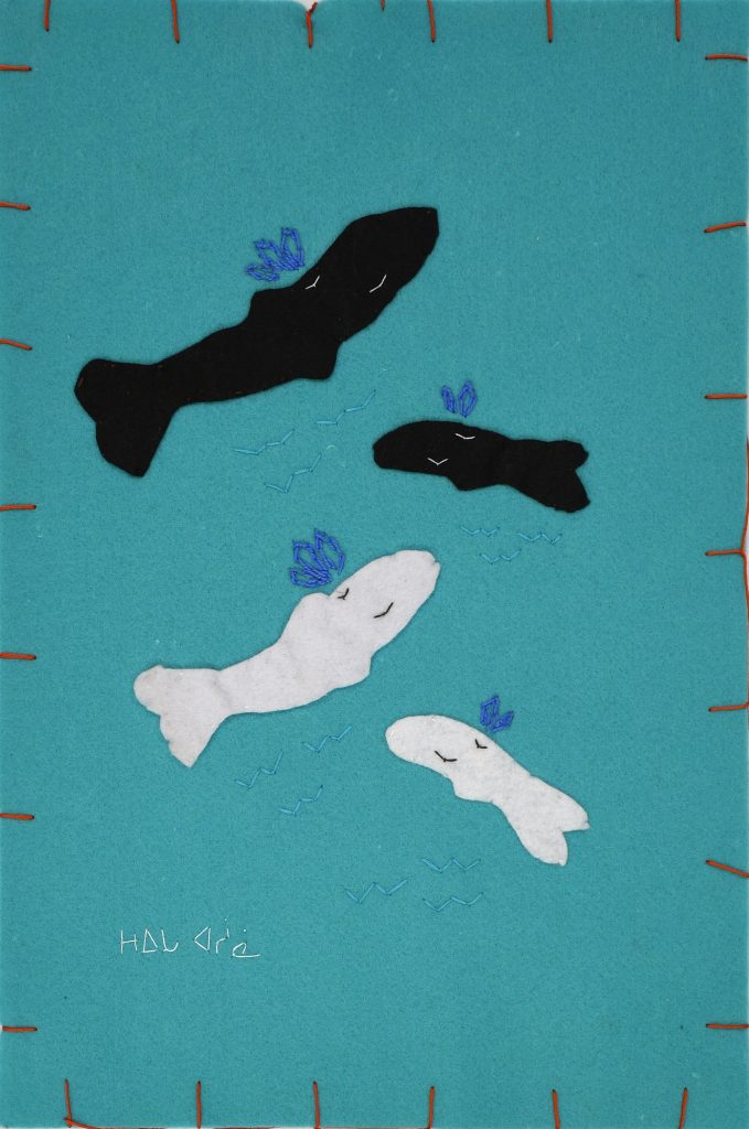 Untitled Textile (Whales)